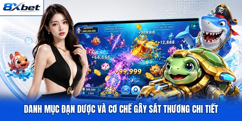 Danh mục đạn dược và cơ chế gây sát thương chi tiết
